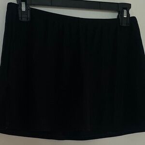 Body Wrappers Skort Black Mini Womens Large